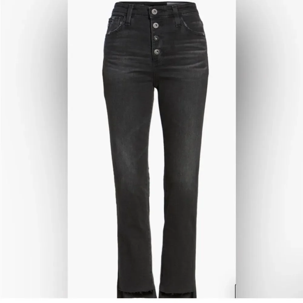 AG The Isabelle High Rise Straight Crop Jeans - Picture 2 of 8